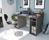 Gamingtisch >Ozone< in Anthrazit-Grau - 136x88x67 (BxHxT) Bild 3