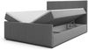 AX LIVING Levente Boxbett mit Bettkasten 160x200 Boxspringbett Schwarz Bild 3