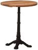 Bistrotisch FRANZ Ø60x76 cm Akazie Massivholz Rund | Esstisch vintage kleiner Tisch Cafe Gartentisch Balkontisch Outdoortisch Bild 2