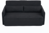 LVHOM Schlafsofa 2-Sitzer, Klappsofa mit Schlaffunktion, Bettsofa aus Cordstoff, Schlafcouch mit Kissen und Seitentaschen, 165x92x82 cm Bild 2