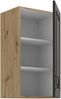Hängeschrank 40 cm Stilo Grau + Eiche Artisan Küchenzeile Küchenblock Küche Bild 2