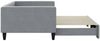 vidaXL Tagesbett Ausziehbar Hellgrau 100x200 cm Stoff 3196583 Bild 4