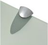 vidaXL Schwebendes Regal, Glas mattiertes Weiß, 0,8 x 10 x 40 cm Bild 3