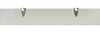 vidaXL Schwebendes Regal, Glas mattiertes Weiß, 0,8 x 10 x 40 cm Bild 2