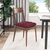 vidaXL Sitzkissen 4 pcs Weinrot 40 x 40 x 6 cm Stoff 42015149 Bild 4