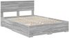 vidaXL Bettrahmen Graues Sonoma 135 x 190 cm Holzwerkstoff 3410909 Bild 4