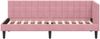 vidaXL Eckbettgestell mit Kopfteil Rosa 80 cm x 200 cm Samt 42016411 Bild 5