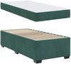 vidaXL Bettrahmen mit Matratze Dunkelgrün 90 x 200 cm Stoff 3399269 Bild 4