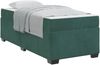 vidaXL Bettrahmen mit Matratze Dunkelgrün 90 x 200 cm Stoff 3399269 Bild 2