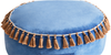 Pouf GOTHA Samtstoff Blau Bild 4