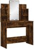 vidaXL Schminktisch mit LED-Leuchten Räuchereiche 96x40x142 cm 837897 Bild 3