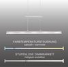 SellTec LED Pendelleuchte LED Pendellampe NELE 100 cm, Farbtemperatursteuerung warmweiß, kaltweiß (CCT),dimmbar, schaltbar über Sensordimmer, Memory-Funktion, 5x LED-Board/ 4 Watt, 2700-3800-5000 Kelvin, höhenverstellbar, CCT, dimmbar, Sensorschalter Bild 4