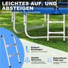 HomeMiYN Gartentrampolin Trampolin Outdoor Ø183/244/305/366cm Sicherheitsnetz Kindertrampolin, Schutzrand schwarz,mit sicherheisnetz Bild 4