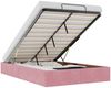 vidaXL Ottoman-Bett ohne Matratze Rosa 120x200 cm Samt 3310960 Bild 2