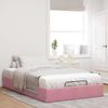 vidaXL Ottoman-Bett ohne Matratze Rosa 120x200 cm Samt 3310960 Bild 3