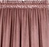 Samtvorhang Velours Vorhänge zum Wohnzimmer Prachtvoll Elegant dunkelrosa 140x270 cm Kräuselband Bild 3