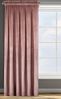 Samtvorhang Velours Vorhänge zum Wohnzimmer Prachtvoll Elegant dunkelrosa 140x270 cm Kräuselband Bild 2