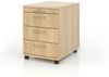Rollcontainer AC30 58cm, 3 Schübe, Schloss RE Eiche Bild 3