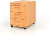 Rollcontainer AC30 58cm, 3 Schübe, Schloss RE Eiche Bild 2