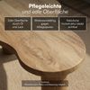 skølm 'Máni' Couchtisch in organischer Form, Eichenholz geölt und lackiert, Eichenoptik, Beistelltisch für Wohnzimmer Bild 4