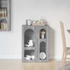 vidaXL Sideboard Graues Sonoma 59 x 35 x 80,5 cm Holzwerkstoff 891320 Bild 4