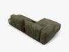 Micadoni Ecksofa Martina 2-Sitzer mit Couchtisch Links Kord Moßgrün Bild 4