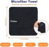 Mikrofasertücher Schwarz 10 Stück 20x20cm Putzlappen Küche Reinigung Fusselfrei Bild 2