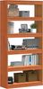 vidaXL Bücherregal Wachsbraun 80 x 30 x 167,5 cm Massives Kiefernholz 869871 Bild 3