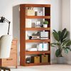 vidaXL Bücherregal Wachsbraun 80 x 30 x 167,5 cm Massives Kiefernholz 869871 Bild 4