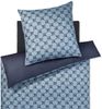 JOOP! Bettwäsche Cornflower Double 4083 23 Deep Ocean Mako Satin 200 x 200 + 2x 80 x 80 cm Bild 2