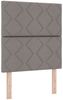 vidaXL Boxspringbett mit Matratze mit Kopfteil Taupe 80 x 200 cm Stoff 3339424 Bild 4