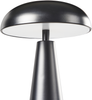 Beliani 'BOCONO' Tischlampe, kabellos, LED mit Dimmer, Metall schwarz, 15 x 15 x 28 cm Bild 4