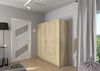 AX LIVING Schubladenschrank Garderobe Sonoma Eiche Storicos 4T 176,3cm Bild 2
