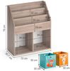 Kinderregal Luigi Sonoma 72 x 79 cm mit 2 Faltboxen opt. 1 Vicco Bild 3