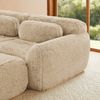 Boneless Cloud Sofa Plüsch, modulare U/L-Form, 32D Schaumstoff, körperumarmend, mit Kissen und 2 Ottoman, kein Aufbau,72h Entfaltung,khaki Bild 5