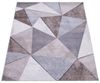 KADIMA DESIGN Teppich Geometrisch Wohnzimmer schmutzabweisend Teppich Kurzflor, Läufer, Höhe: 13 mm, Florhöhe: 9 mm, Polypropylen, Läufer, 60x100, Braun-Beige Bild 4