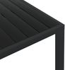 vidaXL Gartentisch Schwarz 150x90x74 cm Aluminium und WPC 42791 Bild 4