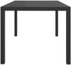 vidaXL Gartentisch Schwarz 150x90x74 cm Aluminium und WPC 42791 Bild 3