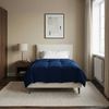 vidaXL Ganzjahresbettdecke Dunkelblau 140 x 220 cm Mikrofaser 42026055 Bild 4
