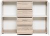 Möbelando 'Jacklin' Sideboard, Spanplatte, 120 x 35 x 85 cm , Sonoma Eiche / Weiß Bild 5