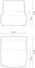Micadoni Modul Chris 1-Sitzer Samt Ecru Bild 5