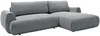 Vente-unique - MONELIA Sofa Stoff Grau - B 167 cm x H 81 cm x L 270 cm Bild 3