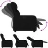 vidaXL Relaxsessel Schwarz Stoff 374199 Bild 4