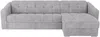 Vente-unique - DARIELO Sofa Stoff Grau - B 223 cm152 cm x H 90 cm x L 275 cm Bild 4