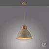 JUST LIGHT 11985-39 Pendelleuchte Samia E27 Beige Mangoholz Bild 2