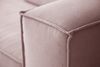 KAWOLA Sofa CARMO 3-Sitzer Feincord rosa 68 x 118 x 306 cm Bild 5