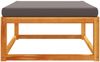 vidaXL Gartenhocker mit Kissen 65x65x29 cm Massivholz Akazie 4008159 Bild 4