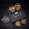 Whiskey Gläser Set Kristallglas 300ml 4-teilig Geschenk Box Brillante Bild 3