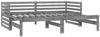 vidaXL Tagesbett Ausziehbar Grau Kiefer Massivholz 2x(90x200) cm [806967] Bild 5