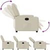 vidaXL Relaxsessel Creme Kunstleder 3205977 Bild 4